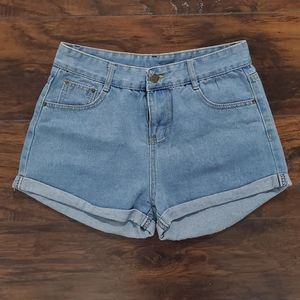 Denim shorts
